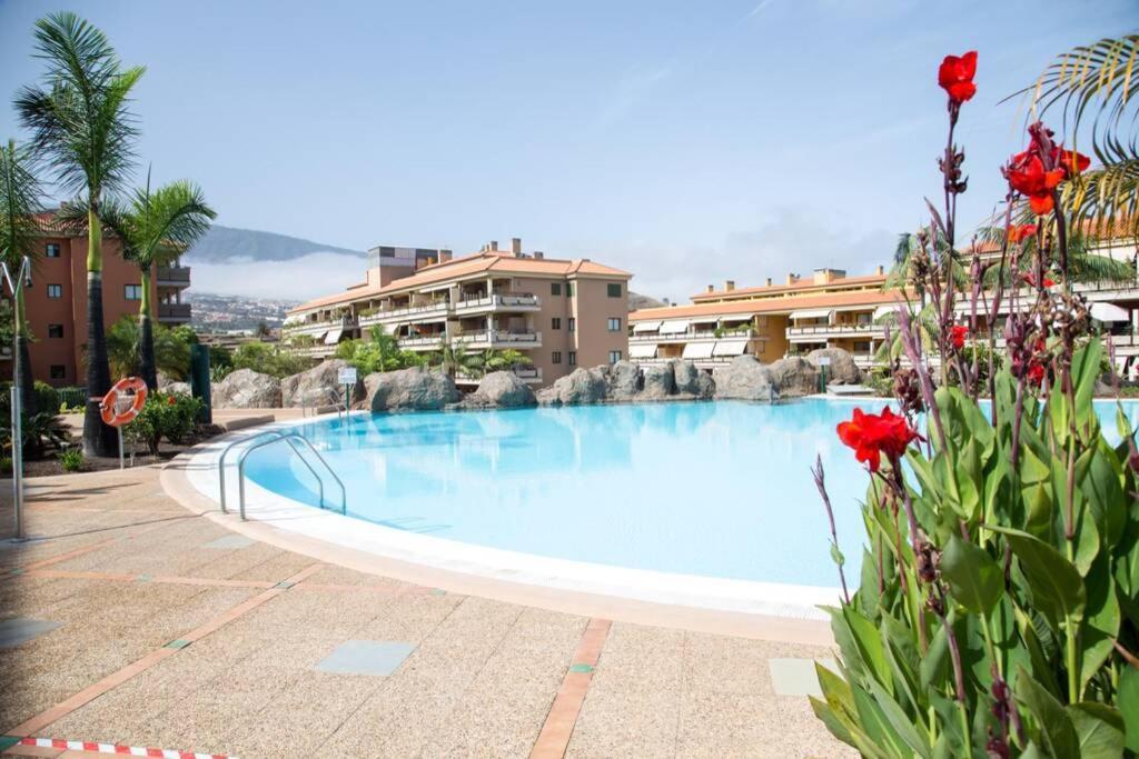 Cozy Apartment With Terrace, Teide Views And Swimmingpool Puerto de la Cruz  Bagian luar foto